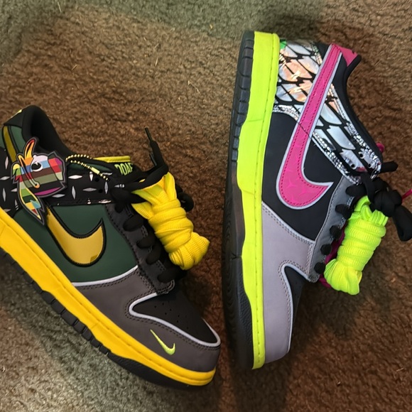 Nike Dunk low what the Duck multicolored size 10 - Picture 10 of 10